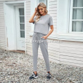 Solid Color Knit Pajamas